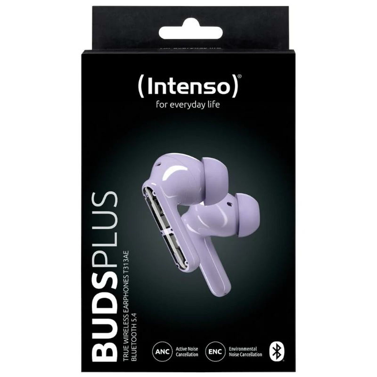 Auriculares com microfone INTENSO Buds Plus Violeta